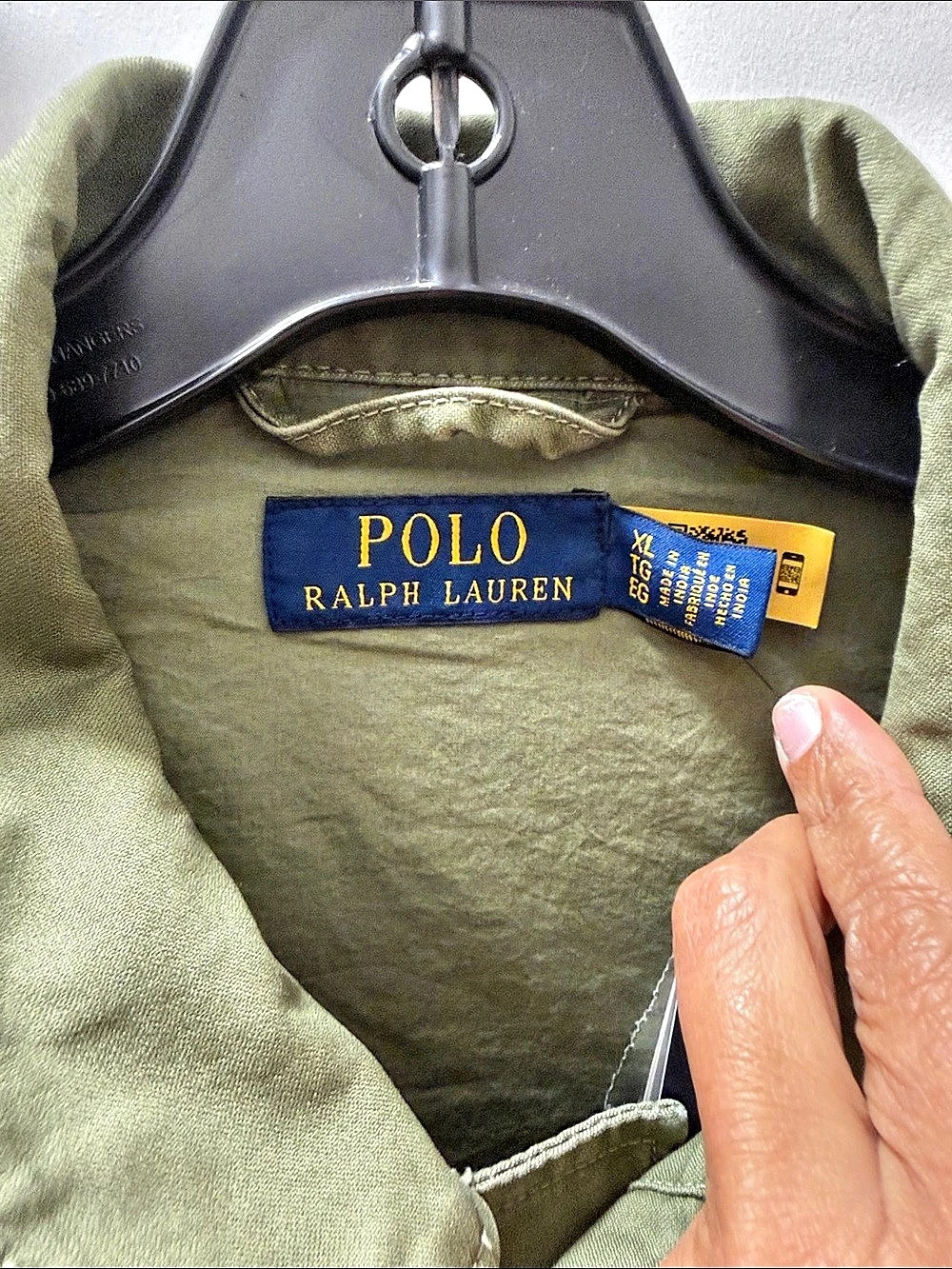 Polo Ralph Lauren Relaxed Fit Surplus Broken-Twill Jacket Green XL - Picture 3 of 5